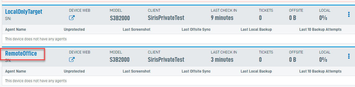 Datto Support, Setup and Optimization 2