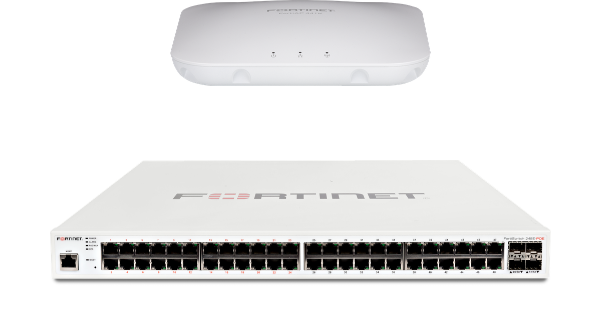 Fortinet FortiSwitch and FortiAP products
