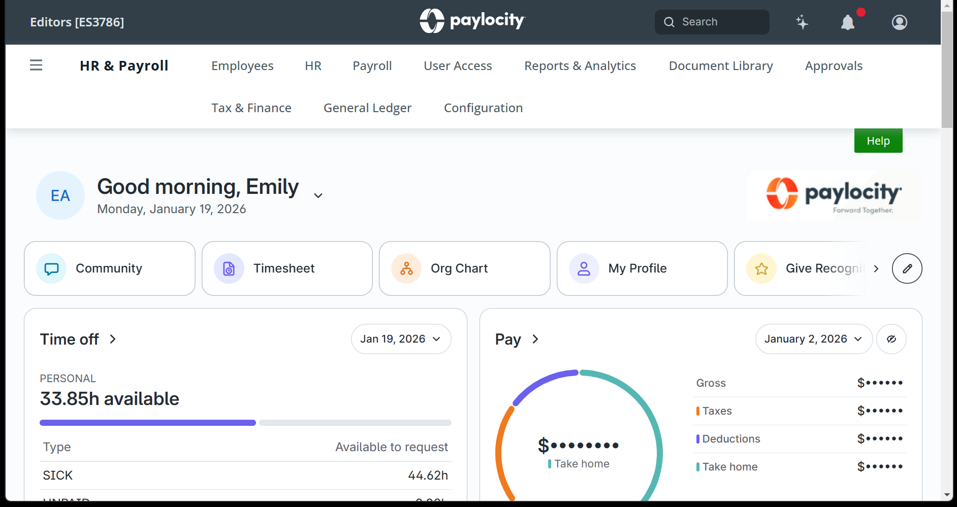 Paylocity Support, Setup and Optimization 1