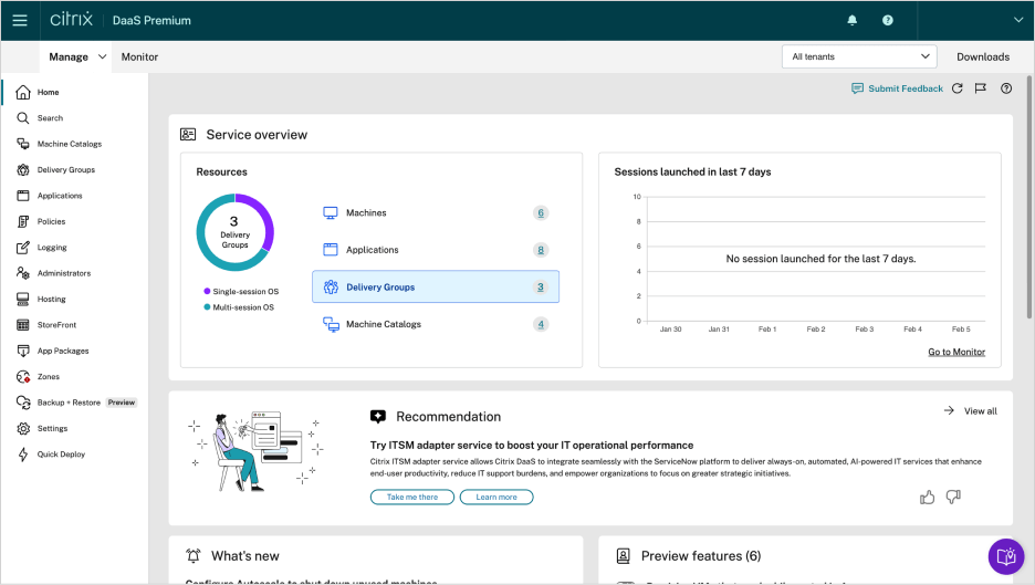 Citrix DaaS image