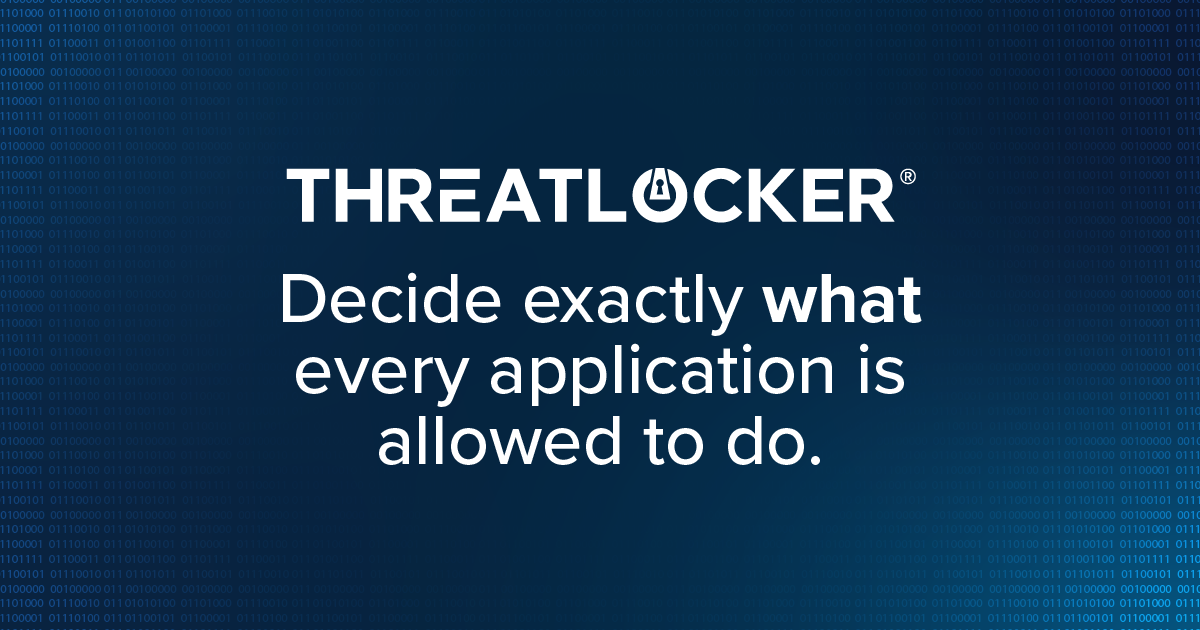 ThreatLocker Ringfencing interface