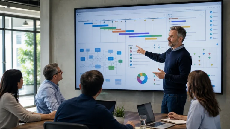 Virtual CTO reviewing product architecture and delivery priorities