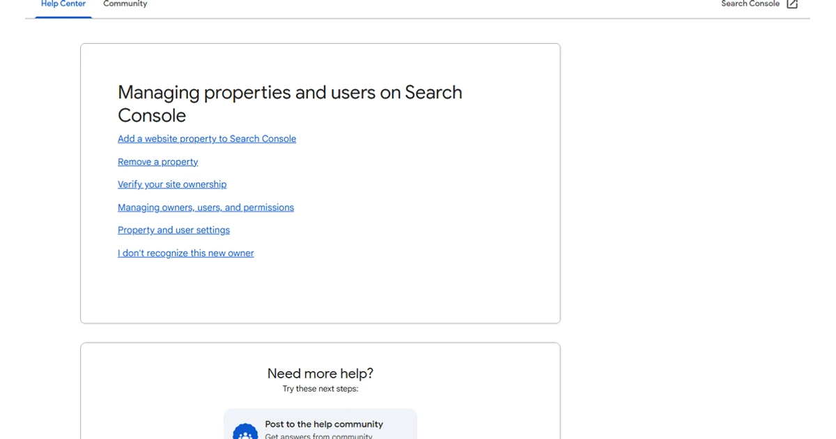 Who Can Manage Search Console? An Ownership and Vendor Access Audit