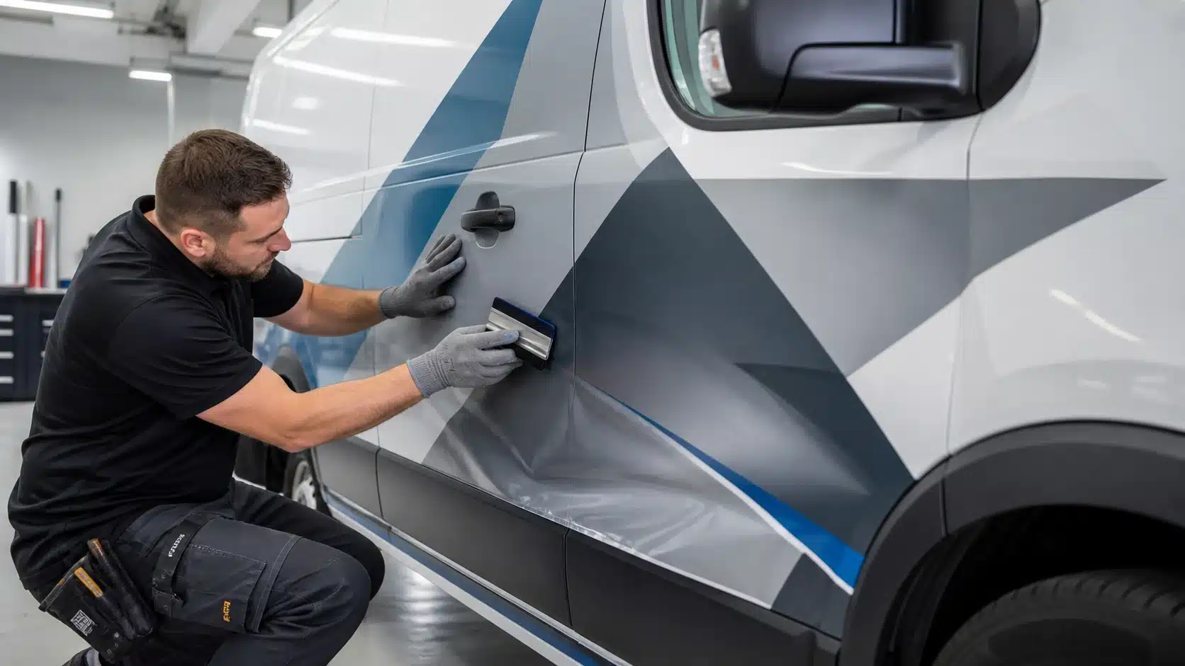 Professional vinyl vehicle wrap installation