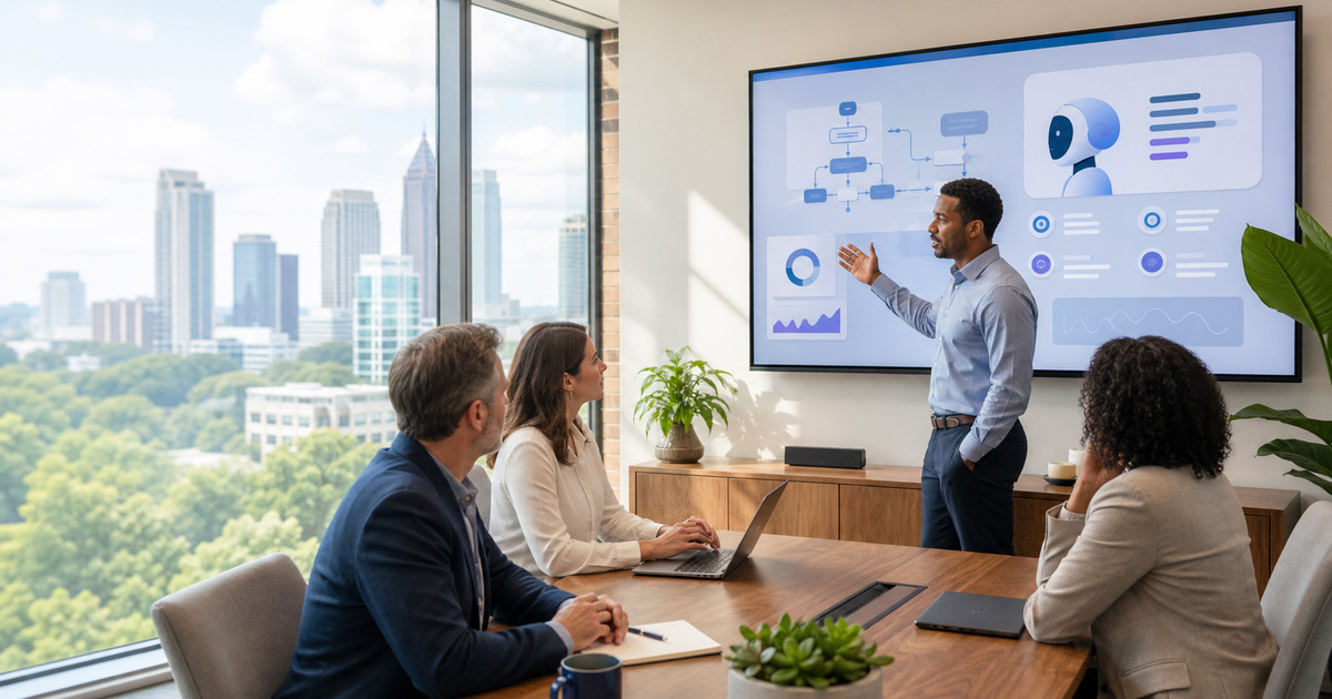 Google Meet meet-recording-transcripts-hybrid support for a Georgia business