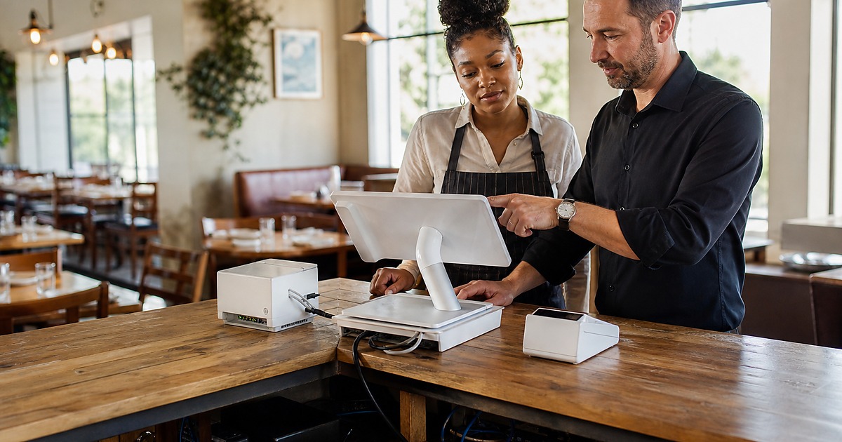 Clover device-rollout support for a Georgia business