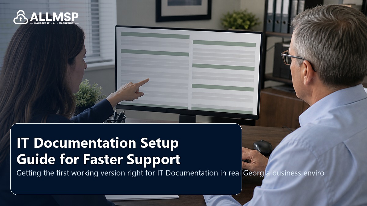IT Documentation setup guide for Georgia businesses: workflow design, vendor coordination, support patterns, data ownership, reporting, and change control