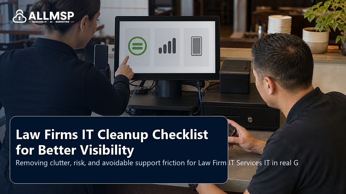 Law Firm IT Services IT cleanup checklist for Georgia businesses: workflow design, vendor coordination, support patterns, data ownership, reporting, and change control