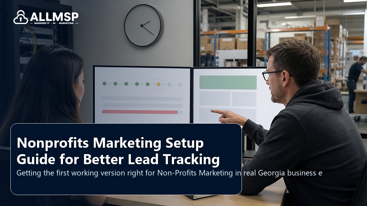 Non-Profits Marketing setup guide for Georgia businesses: local search intent, page quality, speed, form routing, conversion paths, and proof that leads are being captured