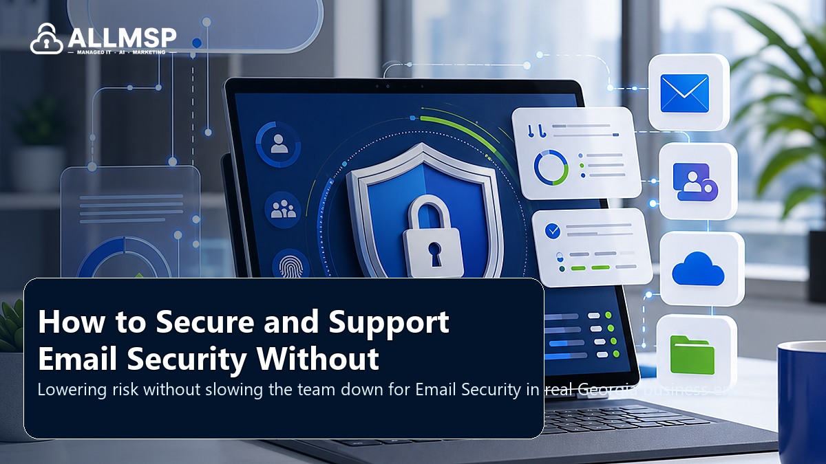 Email Security security and support playbook for Georgia businesses: account hardening, alert routing, endpoint health, training, patch cadence, and response playbooks
