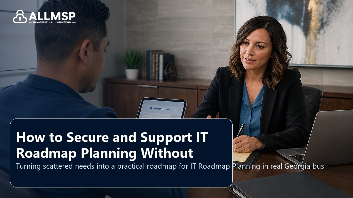 IT Roadmap Planning planning guide for Georgia businesses: workflow design, vendor coordination, support patterns, data ownership, reporting, and change control