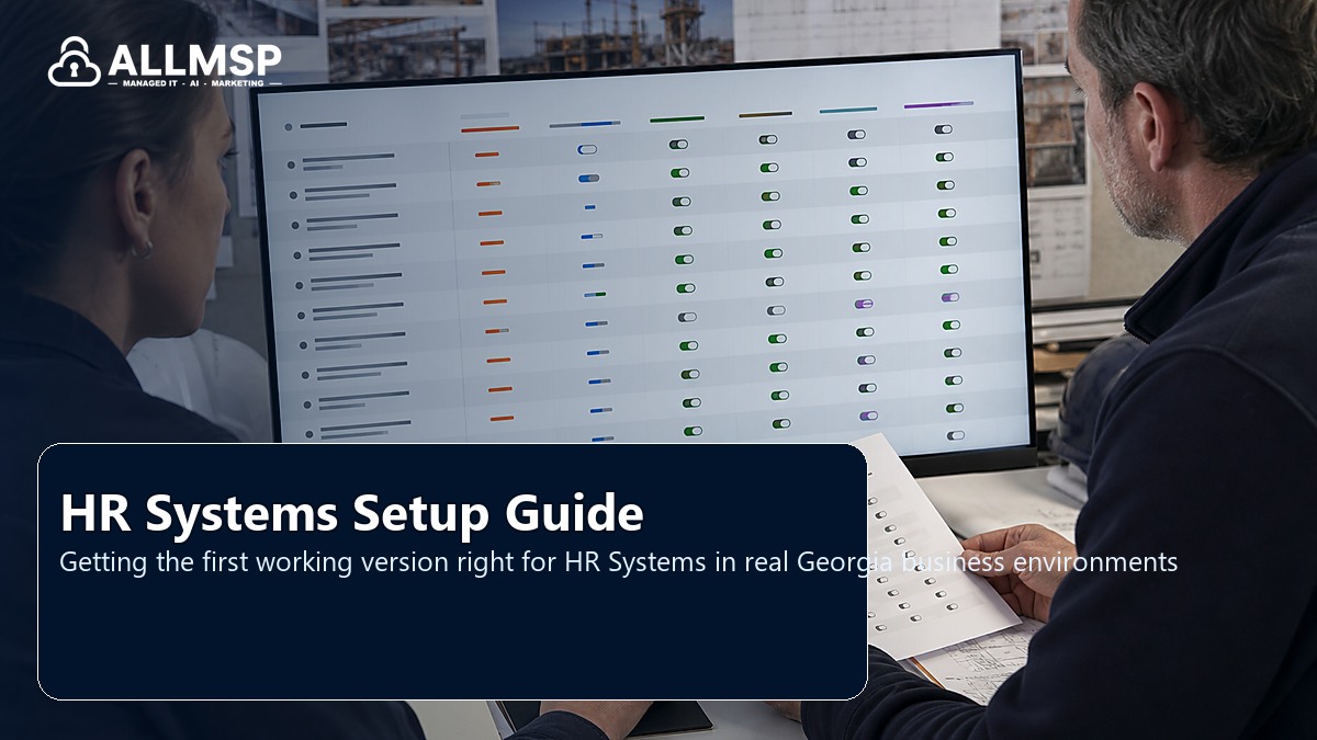 HR Systems setup guide for Georgia businesses: employee lifecycle workflows, access handoffs, training expectations, device readiness, and support during transitions