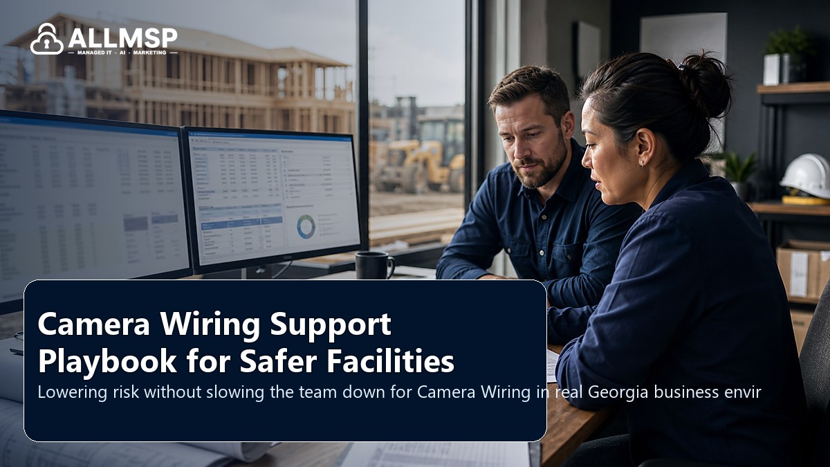 Camera Wiring security and support playbook for Georgia businesses: equipment inventory, labeling, firmware, monitoring, lifecycle planning, and support documentation