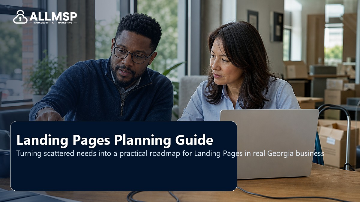 Landing Pages planning guide for Georgia businesses: local search intent, page quality, speed, form routing, conversion paths, and proof that leads are being captured