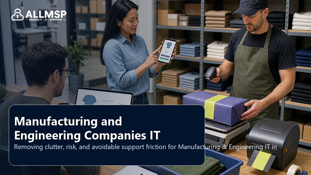 Manufacturing & Engineering IT cleanup checklist for Georgia businesses: workflow design, vendor coordination, support patterns, data ownership, reporting, and change control