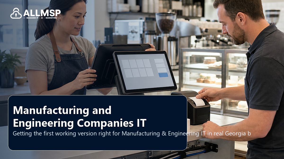 Manufacturing & Engineering IT setup guide for Georgia businesses: workflow design, vendor coordination, support patterns, data ownership, reporting, and change control