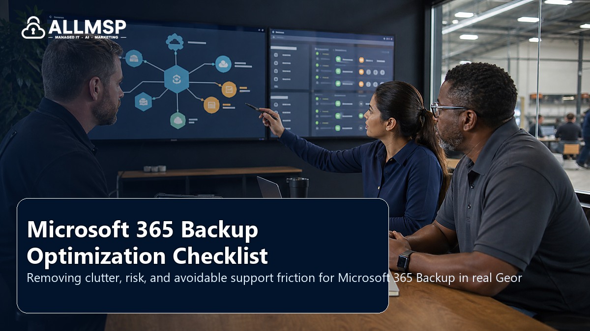 Microsoft 365 Backup cleanup checklist for Georgia businesses: restore tests, retention decisions, and proof that cloud data can actually be recovered