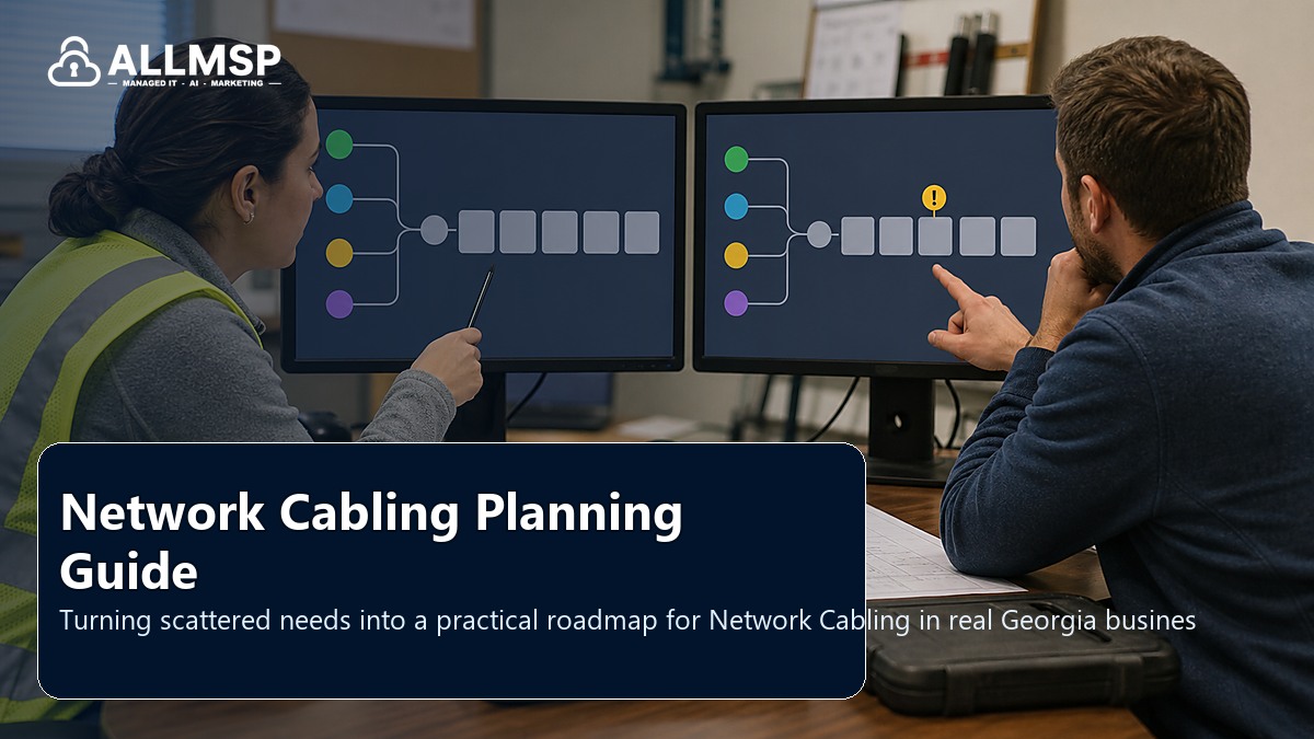 Network Cabling planning guide for Georgia businesses: equipment inventory, labeling, firmware, monitoring, lifecycle planning, and support documentation