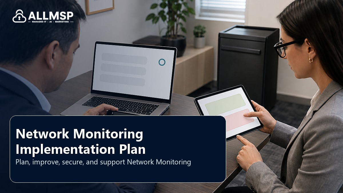 IT consultant reviewing network monitoring implementation for a Georgia business.