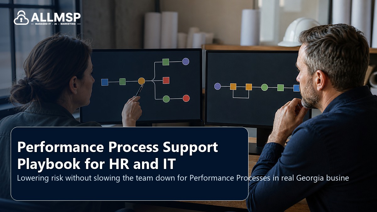 Performance Processes security and support playbook for Georgia businesses: employee lifecycle workflows, access handoffs, training expectations, device readiness, and support during transitions