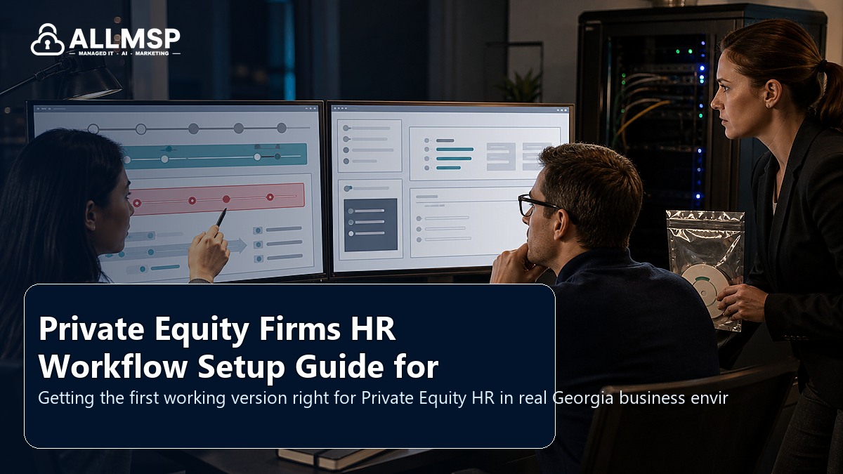 Private Equity HR setup guide for Georgia businesses: employee lifecycle workflows, access handoffs, training expectations, device readiness, and support during transitions