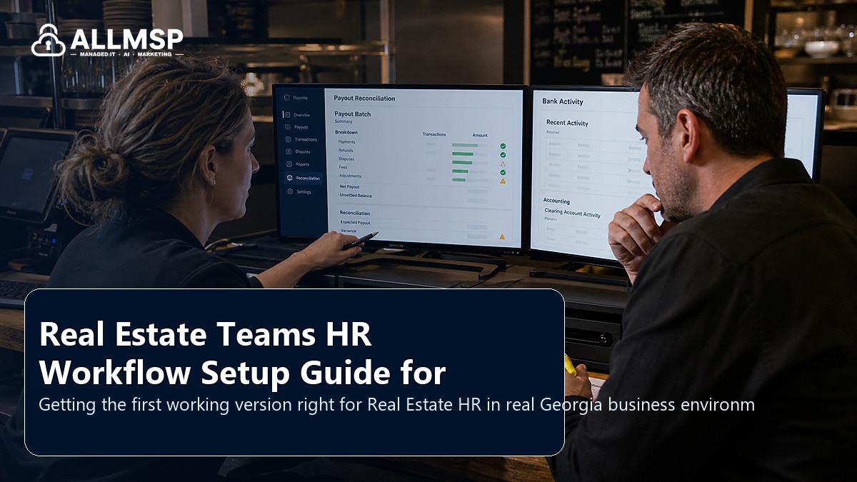 Real Estate HR setup guide for Georgia businesses: employee lifecycle workflows, access handoffs, training expectations, device readiness, and support during transitions