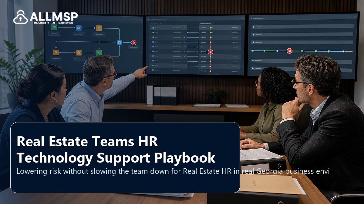 Real Estate HR security and support playbook for Georgia businesses: employee lifecycle workflows, access handoffs, training expectations, device readiness, and support during transitions