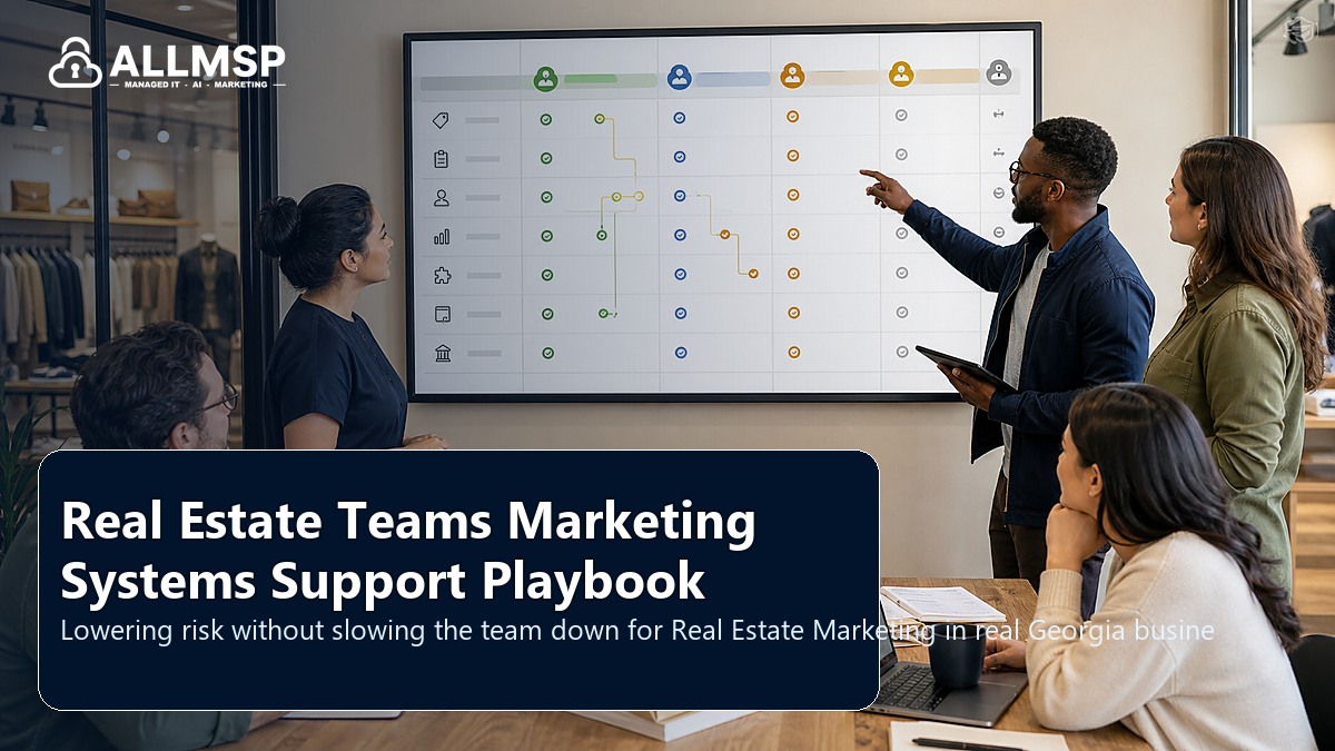 Real Estate Marketing security and support playbook for Georgia businesses: local search intent, page quality, speed, form routing, conversion paths, and proof that leads are being captured