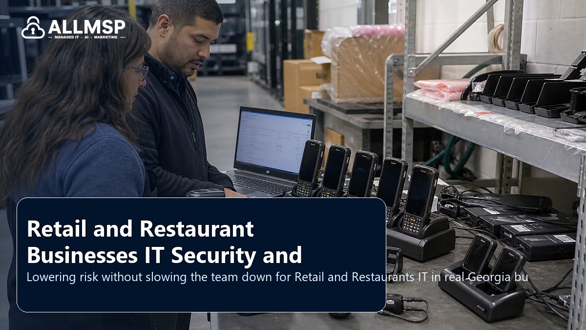 Retail and Restaurants IT security and support playbook for Georgia businesses: workflow design, vendor coordination, support patterns, data ownership, reporting, and change control