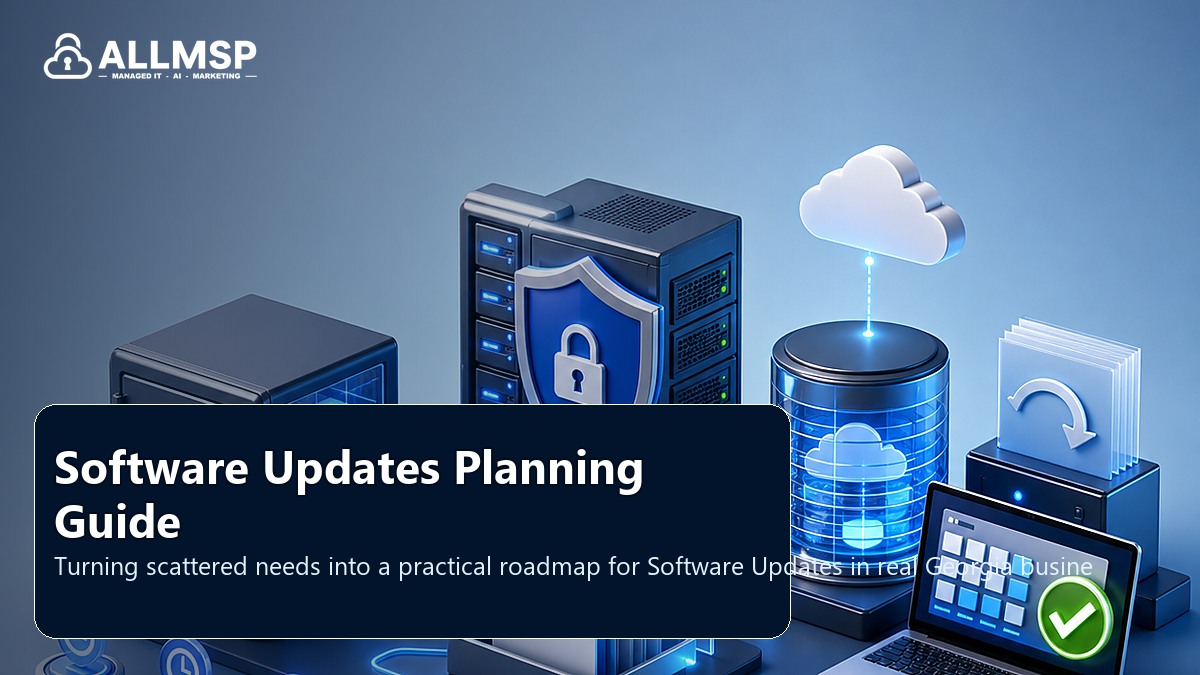 Software Updates planning guide for Georgia businesses: workflow design, vendor coordination, support patterns, data ownership, reporting, and change control