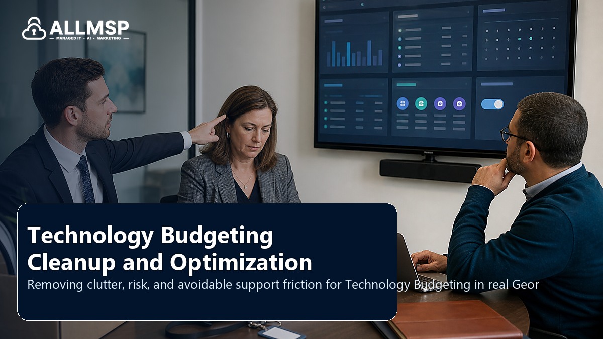 Technology Budgeting cleanup checklist for Georgia businesses: workflow design, vendor coordination, support patterns, data ownership, reporting, and change control
