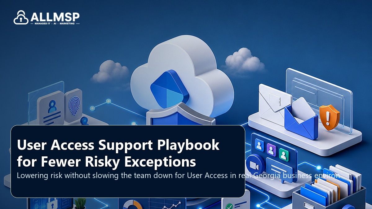 User Access security and support playbook for Georgia businesses: workflow design, vendor coordination, support patterns, data ownership, reporting, and change control