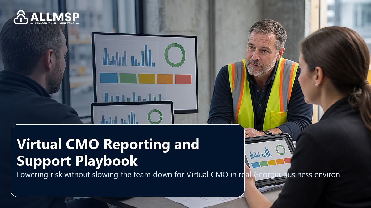Virtual CMO security and support playbook for Georgia businesses: workflow design, vendor coordination, support patterns, data ownership, reporting, and change control