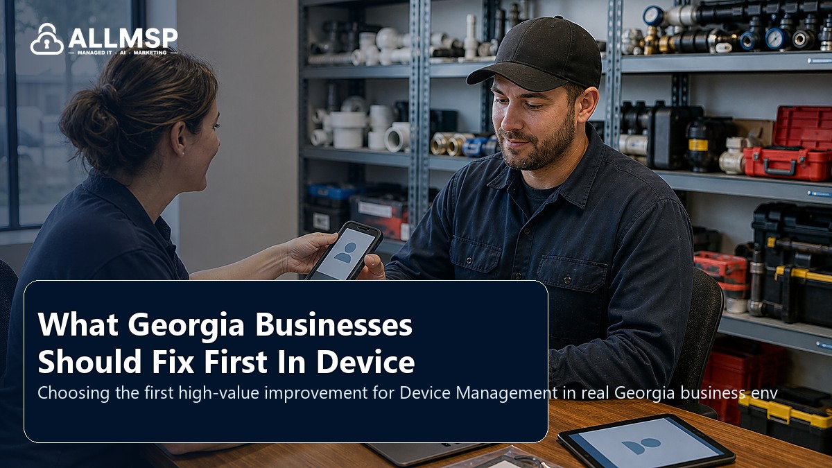 Device Management fix-first guide for Georgia businesses: equipment inventory, labeling, firmware, monitoring, lifecycle planning, and support documentation