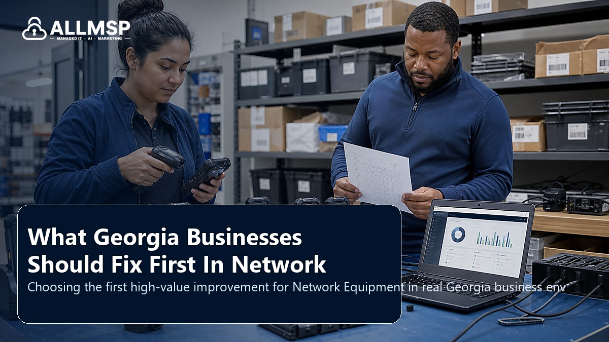 Network Equipment fix-first guide for Georgia businesses: equipment inventory, labeling, firmware, monitoring, lifecycle planning, and support documentation