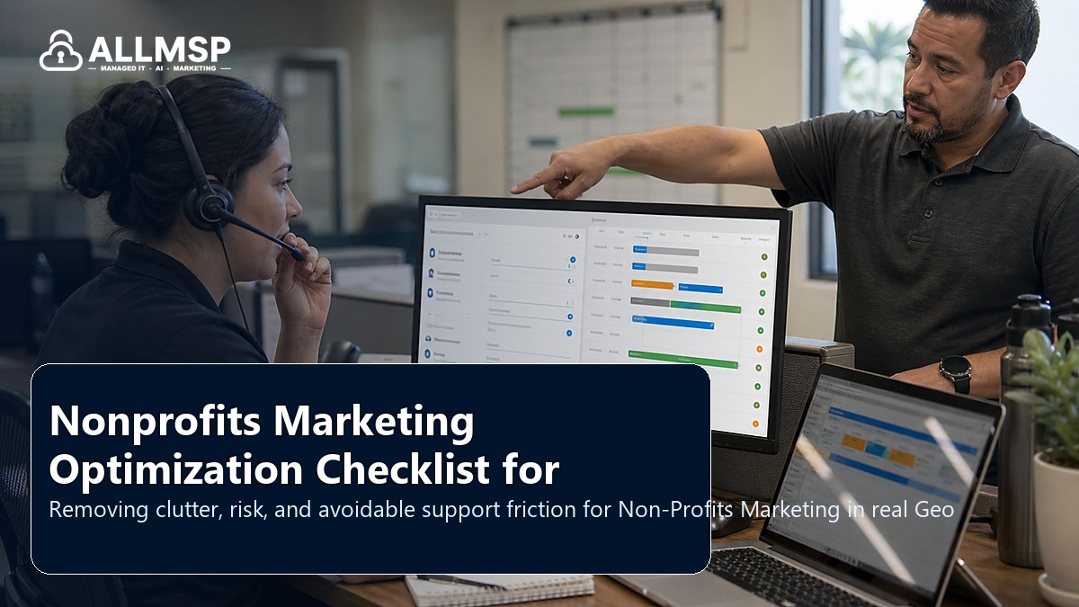 Non-Profits Marketing cleanup checklist for Georgia businesses: local search intent, page quality, speed, form routing, conversion paths, and proof that leads are being captured