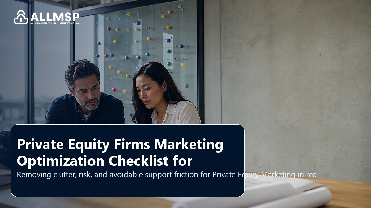 Private Equity Marketing cleanup checklist for Georgia businesses: local search intent, page quality, speed, form routing, conversion paths, and proof that leads are being captured