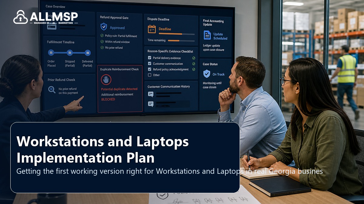 Workstations and Laptops setup guide for Georgia businesses: equipment inventory, labeling, firmware, monitoring, lifecycle planning, and support documentation