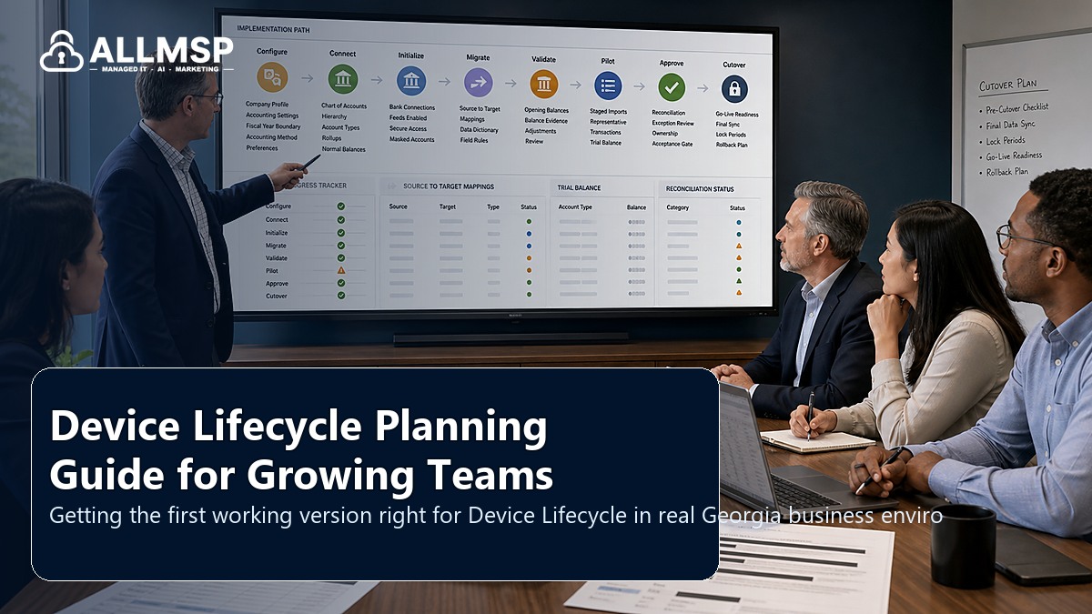 Device Lifecycle setup guide for Georgia businesses: equipment inventory, labeling, firmware, monitoring, lifecycle planning, and support documentation