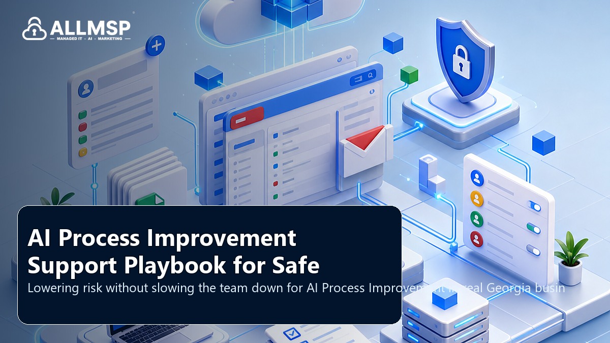 AI Process Improvement security and support playbook for Georgia businesses: workflow design, vendor coordination, support patterns, data ownership, reporting, and change control