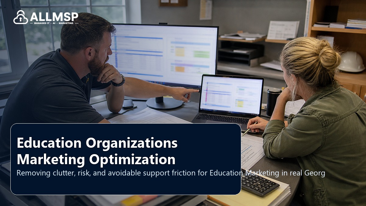 Education Marketing cleanup checklist for Georgia businesses: local search intent, page quality, speed, form routing, conversion paths, and proof that leads are being captured