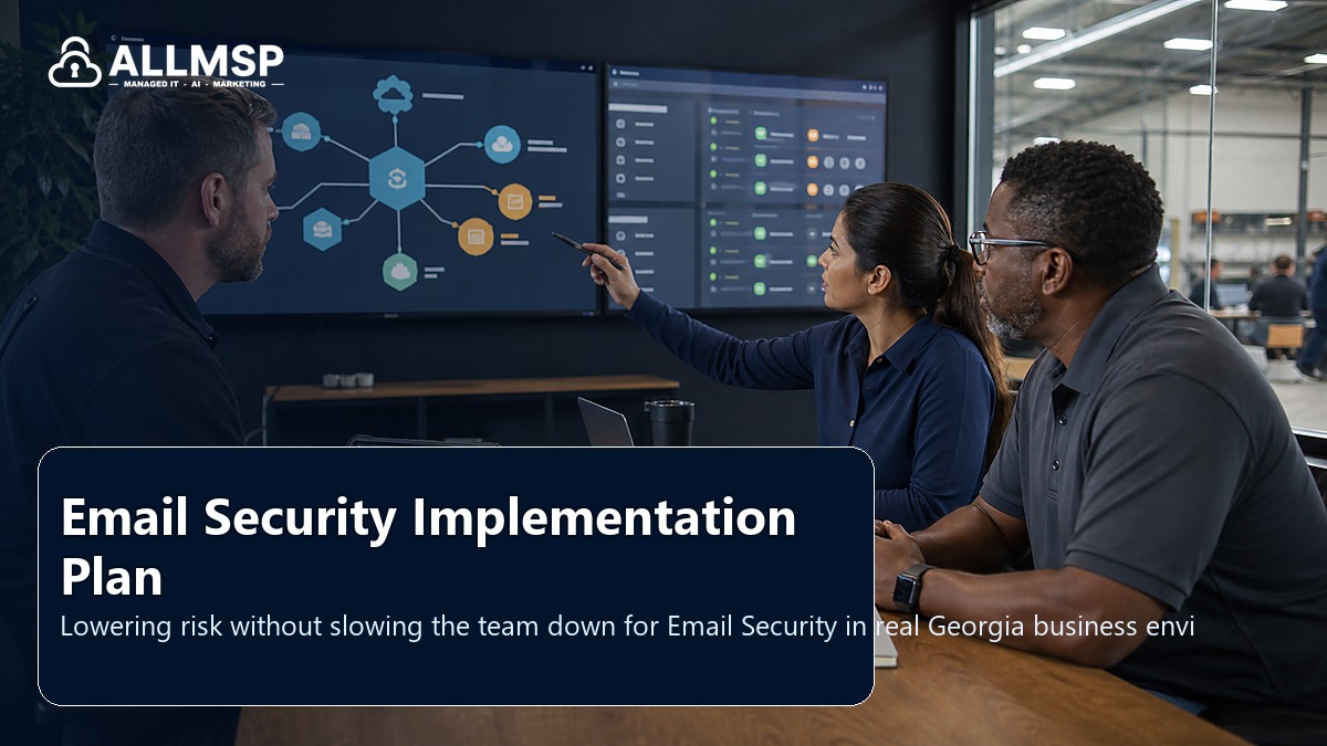 Email Security security and support playbook for Georgia businesses: account hardening, alert routing, endpoint health, training, patch cadence, and response playbooks