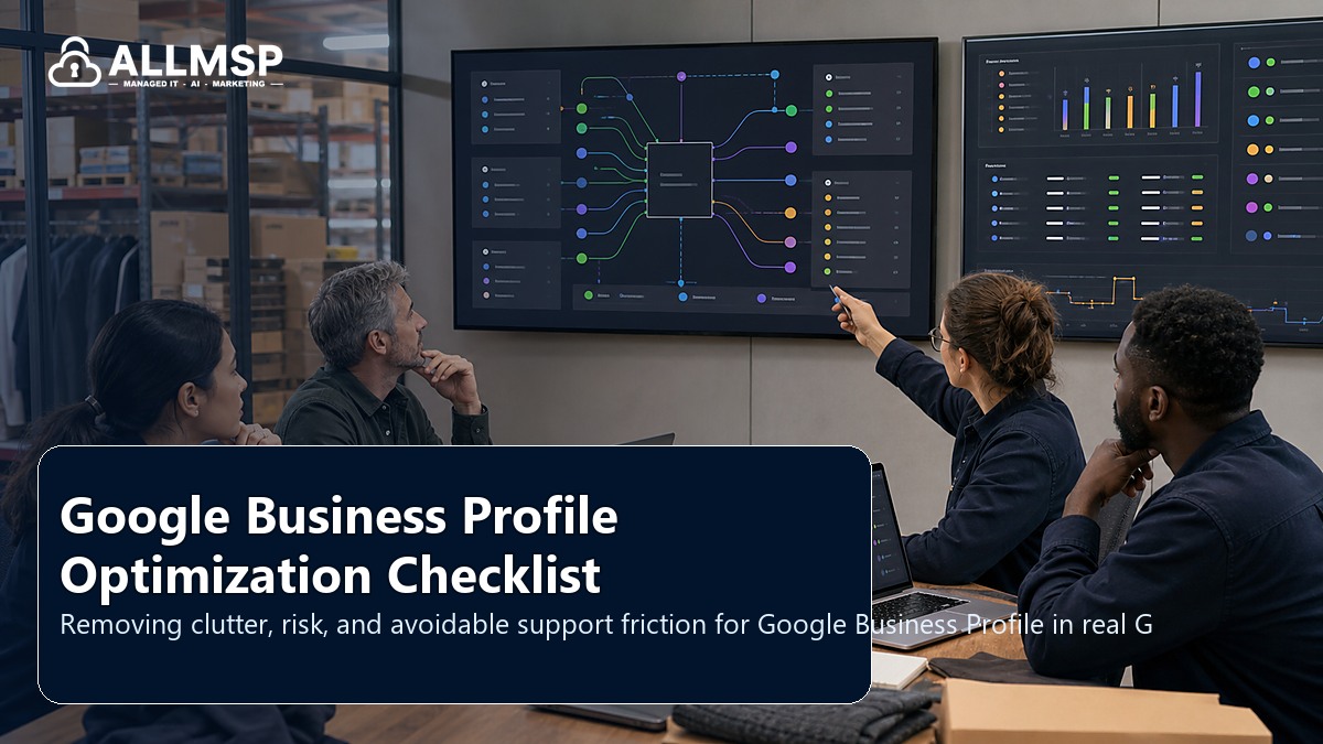 Google Business Profile cleanup checklist for Georgia businesses: profile accuracy, local keywords, photos, review response timing, and tracking for calls or forms