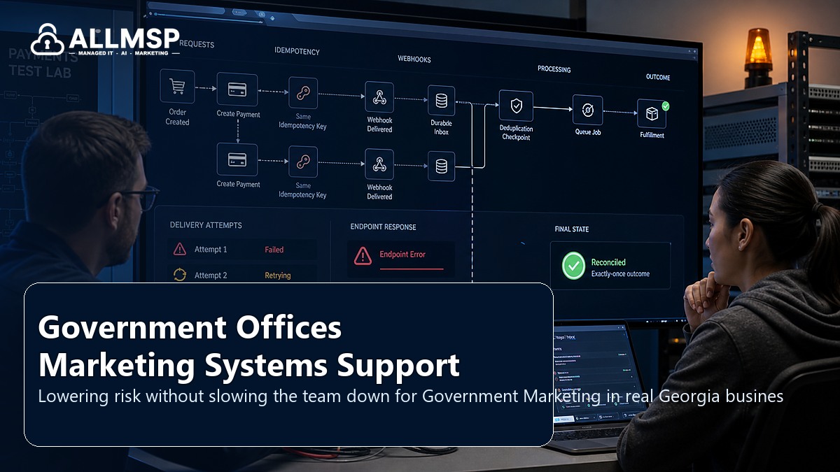Government Marketing security and support playbook for Georgia businesses: local search intent, page quality, speed, form routing, conversion paths, and proof that leads are being captured