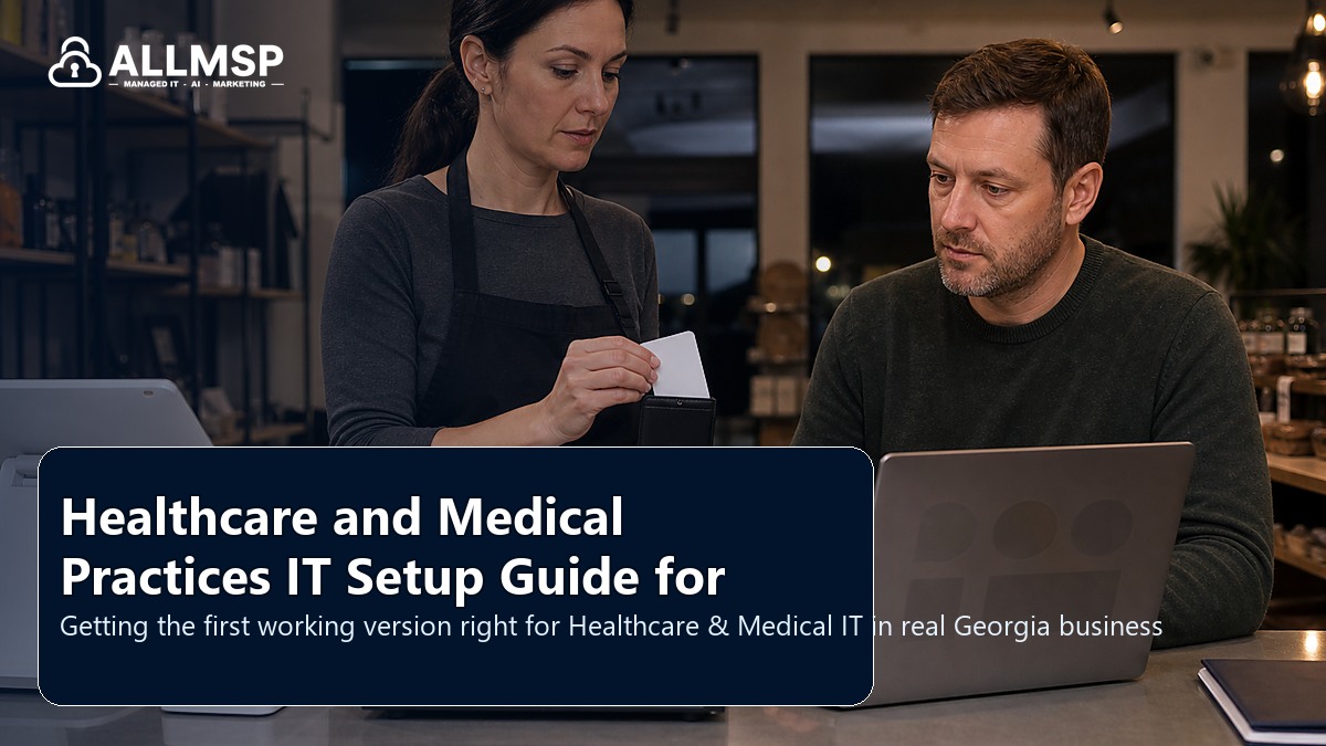Healthcare & Medical IT setup guide for Georgia businesses: workflow design, vendor coordination, support patterns, data ownership, reporting, and change control