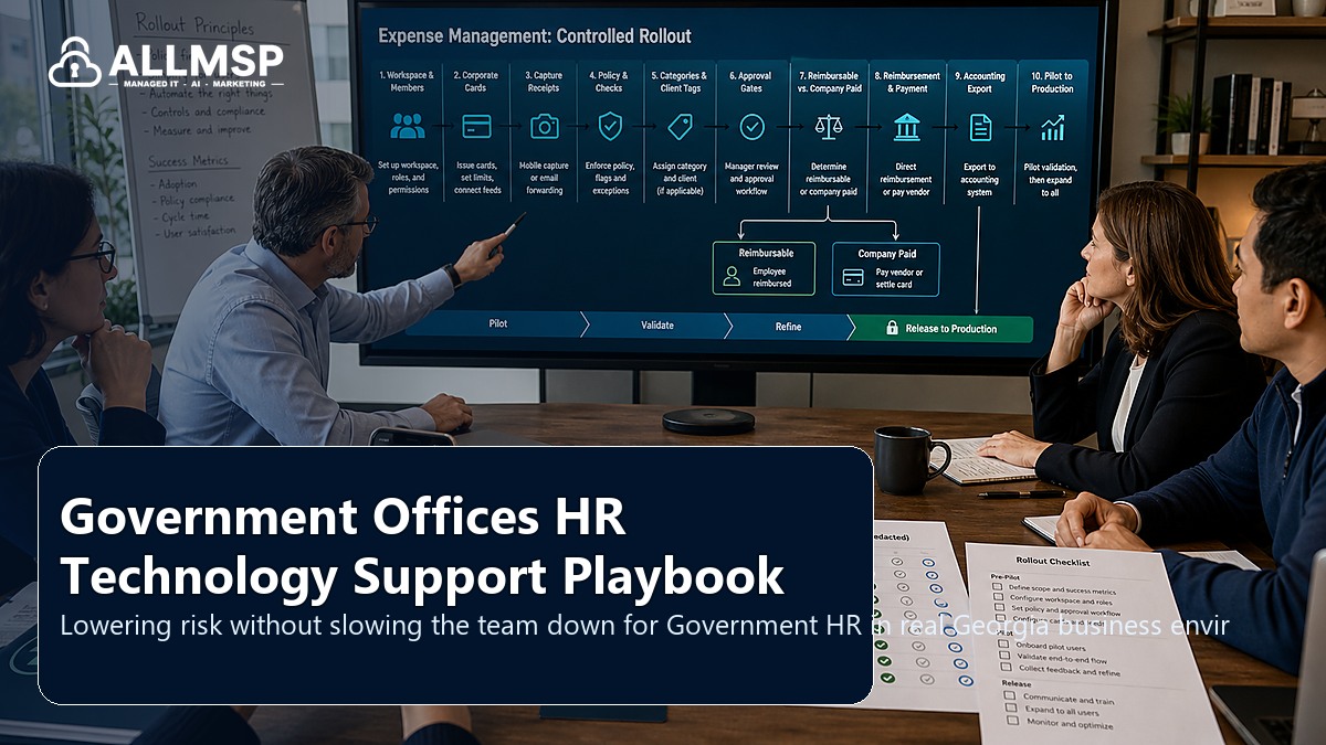 Government HR security and support playbook for Georgia businesses: employee lifecycle workflows, access handoffs, training expectations, device readiness, and support during transitions