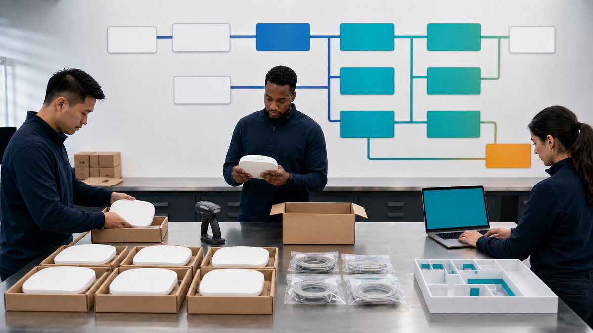 Aruba support workflow: Build the Aruba Inventory, Group, Site, and Ownership Record