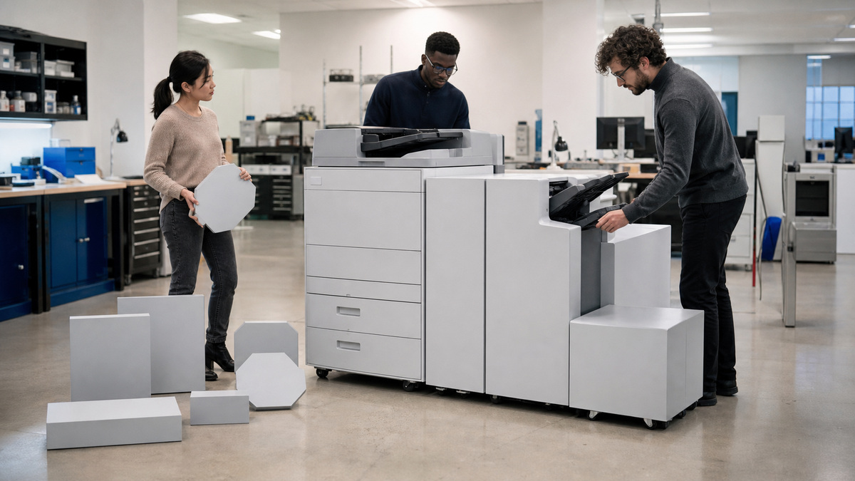 Canon support workflow: Inventory the Exact Engine, Controller, Feeder, and Finisher