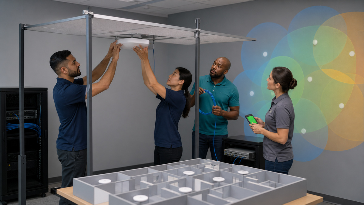 Aruba support workflow: Survey RF, PoE, Cabling, Mounting, and Capacity Before Power-On