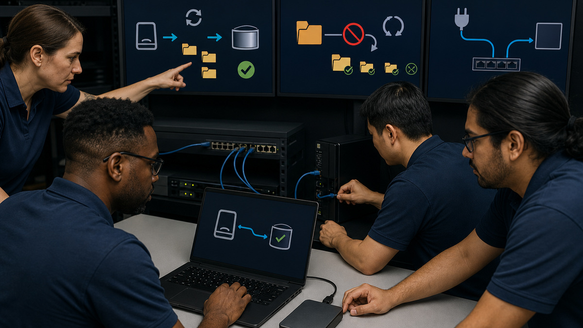 Crashplan support workflow: Troubleshoot Restore State and Measure Real Performance